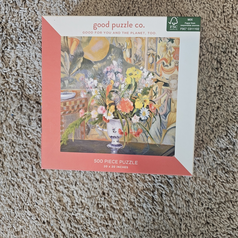 Floral Art Puzzle - 500 Pieces